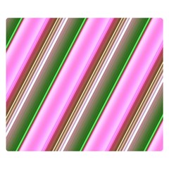 Pink And Green Abstract Pattern Background Double Sided Flano Blanket (small)  by Nexatart