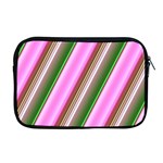 Pink And Green Abstract Pattern Background Apple MacBook Pro 17  Zipper Case Front