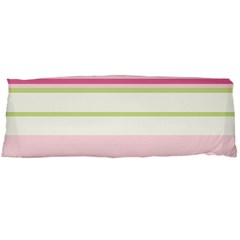 Turquoise Blue Damask Line Green Pink Red White Body Pillow Case (dakimakura) by Mariart