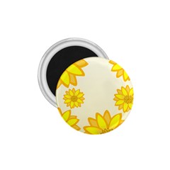 Sunflowers Flower Floral Yellow 1 75  Magnets by Mariart