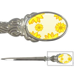 Sunflowers Flower Floral Yellow Letter Openers