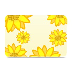 Sunflowers Flower Floral Yellow Plate Mats by Mariart