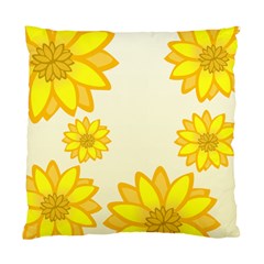 Sunflowers Flower Floral Yellow Standard Cushion Case (one Side) by Mariart