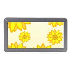 Sunflowers Flower Floral Yellow Memory Card Reader (mini) by Mariart