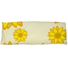 Sunflowers Flower Floral Yellow Body Pillow Case (dakimakura) by Mariart