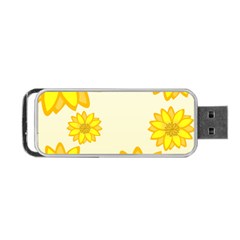 Sunflowers Flower Floral Yellow Portable Usb Flash (one Side) by Mariart