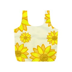 Sunflowers Flower Floral Yellow Full Print Recycle Bags (s)  by Mariart