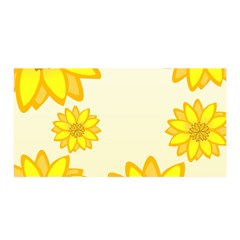 Sunflowers Flower Floral Yellow Satin Wrap by Mariart