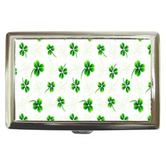 Leaf Green White Cigarette Money Cases by Mariart