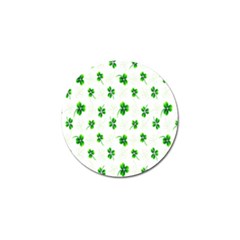 Leaf Green White Golf Ball Marker by Mariart