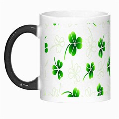 Leaf Green White Morph Mugs by Mariart