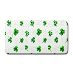 Leaf Green White Medium Bar Mats by Mariart