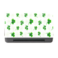 Leaf Green White Memory Card Reader With Cf by Mariart