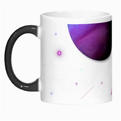 Space Transparent Purple Moon Star Morph Mugs by Mariart