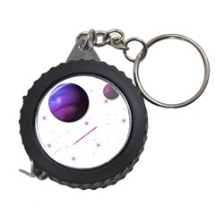 Space Transparent Purple Moon Star Measuring Tapes by Mariart