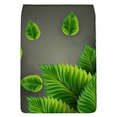 Leaf Green Grey Flap Covers (l)  by Mariart