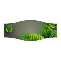 Leaf Green Grey Stretchable Headband