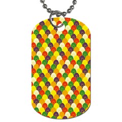 Flower Floral Sunflower Color Rainbow Yellow Purple Red Green Dog Tag (one Side) by Mariart