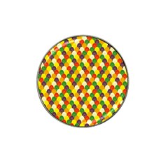 Flower Floral Sunflower Color Rainbow Yellow Purple Red Green Hat Clip Ball Marker (10 Pack) by Mariart