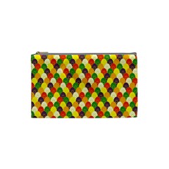 Flower Floral Sunflower Color Rainbow Yellow Purple Red Green Cosmetic Bag (small)  by Mariart