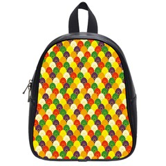 Flower Floral Sunflower Color Rainbow Yellow Purple Red Green School Bags (small)  by Mariart