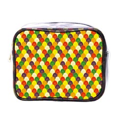 Flower Floral Sunflower Color Rainbow Yellow Purple Red Green Mini Toiletries Bags by Mariart