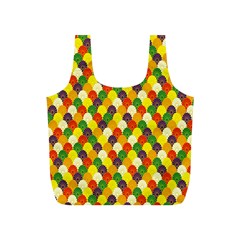 Flower Floral Sunflower Color Rainbow Yellow Purple Red Green Full Print Recycle Bags (s)  by Mariart