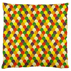 Flower Floral Sunflower Color Rainbow Yellow Purple Red Green Standard Flano Cushion Case (one Side) by Mariart