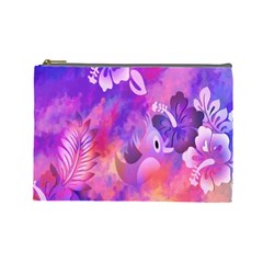 Littie Birdie Abstract Design Artwork Cosmetic Bag (large)  by Nexatart