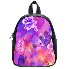 Littie Birdie Abstract Design Artwork School Bags (small)  by Nexatart