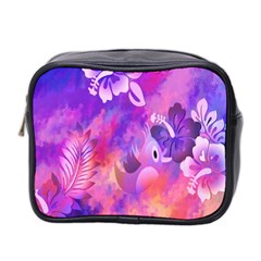 Littie Birdie Abstract Design Artwork Mini Toiletries Bag 2-side by Nexatart