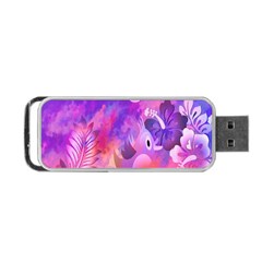 Littie Birdie Abstract Design Artwork Portable Usb Flash (one Side) by Nexatart