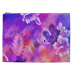 Littie Birdie Abstract Design Artwork Cosmetic Bag (xxl)  by Nexatart