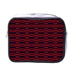 Repeated Tapestry Pattern Abstract Repetition Mini Toiletries Bags by Nexatart