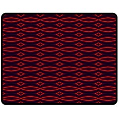 Repeated Tapestry Pattern Abstract Repetition Double Sided Fleece Blanket (medium)  by Nexatart