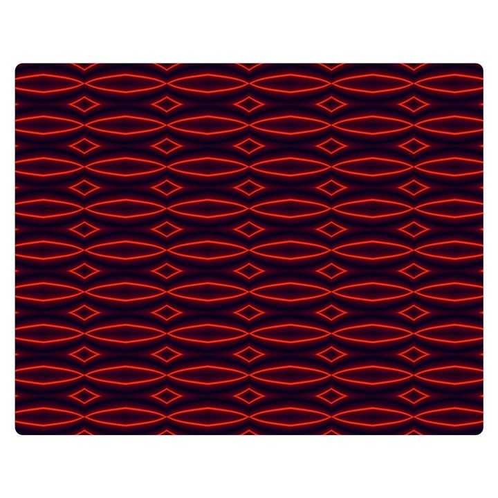 Repeated Tapestry Pattern Abstract Repetition Double Sided Flano Blanket (Medium) 