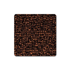 Brown Box Background Pattern Square Magnet by Nexatart