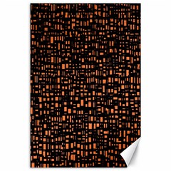 Brown Box Background Pattern Canvas 24  X 36  by Nexatart