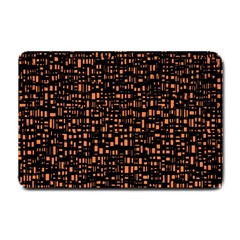 Brown Box Background Pattern Small Doormat  by Nexatart