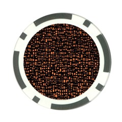 Brown Box Background Pattern Poker Chip Card Guard by Nexatart