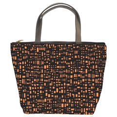 Brown Box Background Pattern Bucket Bags by Nexatart