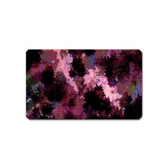 Grunge Purple Abstract Texture Magnet (name Card) by Nexatart