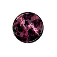 Grunge Purple Abstract Texture Hat Clip Ball Marker (4 Pack) by Nexatart