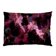 Grunge Purple Abstract Texture Pillow Case by Nexatart