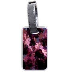 Grunge Purple Abstract Texture Luggage Tags (one Side)  by Nexatart