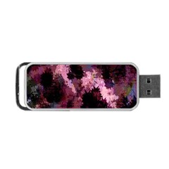 Grunge Purple Abstract Texture Portable Usb Flash (one Side) by Nexatart