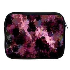 Grunge Purple Abstract Texture Apple Ipad 2/3/4 Zipper Cases by Nexatart