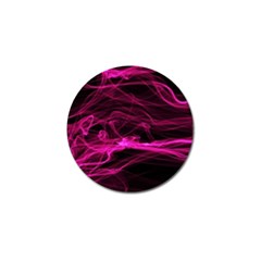 Abstract Pink Smoke On A Black Background Golf Ball Marker (10 Pack) by Nexatart