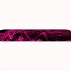 Abstract Pink Smoke On A Black Background Small Bar Mats by Nexatart