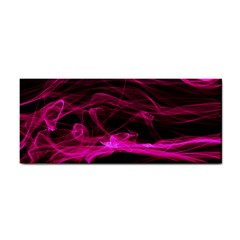 Abstract Pink Smoke On A Black Background Cosmetic Storage Cases by Nexatart